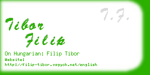 tibor filip business card